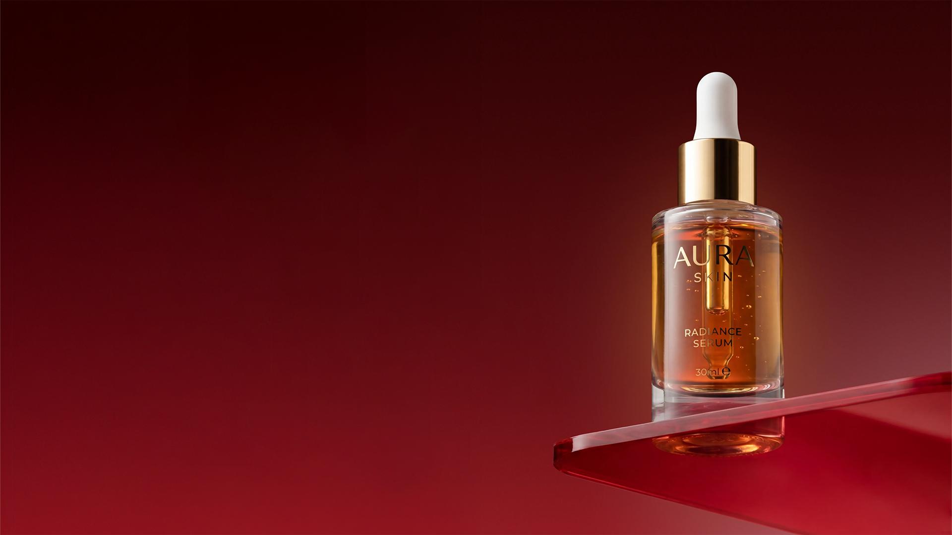Cosmetics serum bottle studio shot — commercial product photography by Rahul Chanda, Dehradun