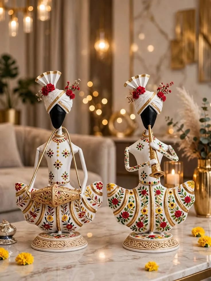 Handcrafted Mango Wood Tray Display by Rahul Chanda, commercial interior and home decor photographer in Dehradun, India